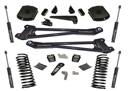 Superlift K125 - 14-18 Dodge Ram 2500 4WD 4in Lift Kit Replacement Radius Arms w/  Shocks