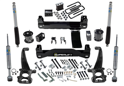 Superlift K174B - 04-08 Ford F-150 6in Lift Kit w/ Rear Bilstein Shocks
