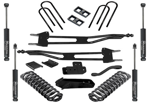 Superlift K388 - 80-96 Ford Bronco 4WD 6in Lift Kit Superunner Radius Arm Kit w/  Shocks