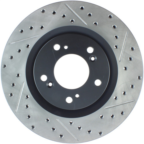StopTech 127.40048L - 00-09 S2000 Slotted & Drilled Left Front Rotor