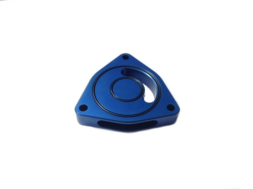 Torque Solution TS-GEN-002BU-1 - Blow Off BOV Sound Plate (Blue): Hyundai Sonata 2.0T