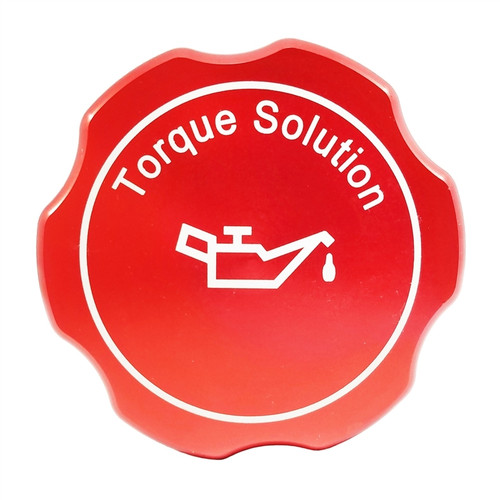 Torque Solution TS-SU-313RD - Billet Oil Cap 89+ Subaru - Red