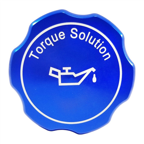 Torque Solution TS-SU-313BU - Billet Oil Cap 89+ Subaru  - Blue