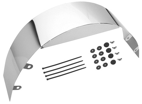 Trans-Dapt Performance 9454 - RADIATOR FAN SHROUD' 5-1/2 IN. WIDE X 20 IN. DIAMETER- CHROME