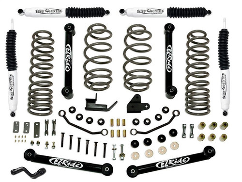 Tuff Country 44900KH - 4 Inch Lift Kit 97-06 Jeep Wrangler TJ EZ-Ride Lift Kit w/ SX6000 Shocks