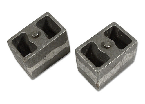Tuff Country 79043 - 4 Inch Cast Iron Lift Blocks 3 Inch Wide Tapered Pair