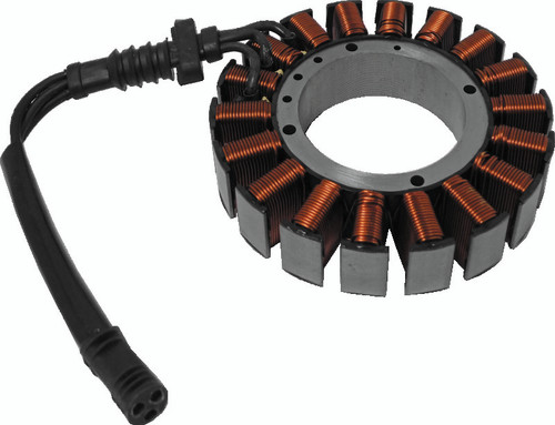 TwinPower 215644 - Twin Power 08-17 FXST FLST FXD Stator Replaces H-D 30017-08 40 Amp