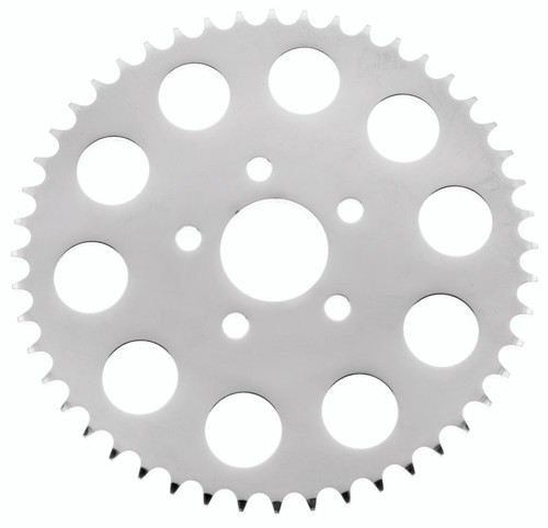 TwinPower 490970 - Twin Power 86-92 XL Chrome Disc Brake Rear Sprocket Replaces H-D 41470-86 48 Tooth Flat
