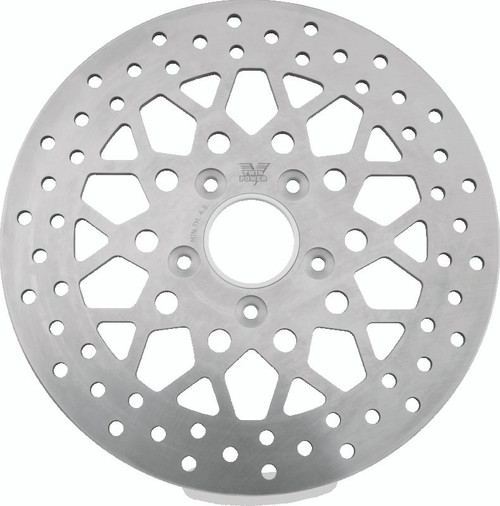 TwinPower 666836 - Twin Power 84-17 Big Twin Exc 11.8 and Lug Mount 84-13 XL Front 11.5 Solid Rotor Mesh