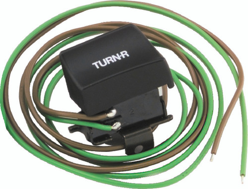 TwinPower 601681 - Twin Power 82-95 Big Twin and XL Black Right Turn Signal Switch Replaces H-D 71591-92