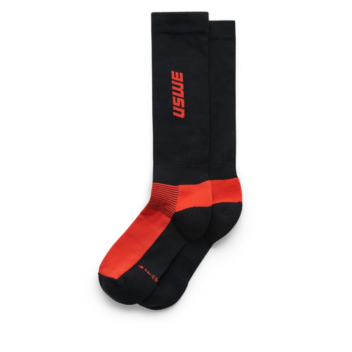 USWE 80295043400537 - Rapp Moto Sock Flame Red - Size 37/39