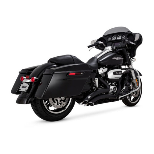 Vance & Hines 46373 - HD Dresser 17-22 Big Radius 2-2 Black Full System Exhaust