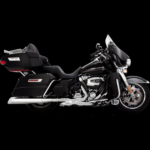 Vance & Hines 46563 - Vance and Hines Harley Davidson Monster V Slip-Ons - Black