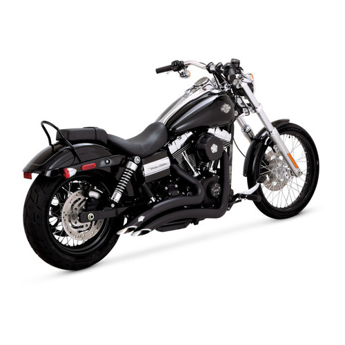 Vance & Hines 43371 - HD Dyna 06-17 Big Radius 2-2 Black PCX Full System Exhaust