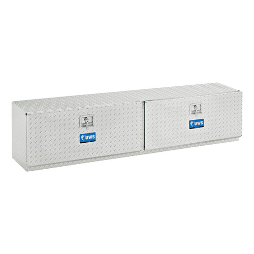 UWS TBTS-90 - Bright Aluminum 90" Double-Door Topside Truck Tool Box