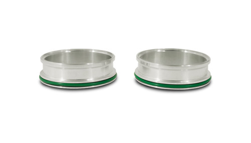 Vibrant 12547 - Vanjen Aluminum Weld Fittings for 3.5in OD Tubing (for use with part #12567) - Sold In Pairs