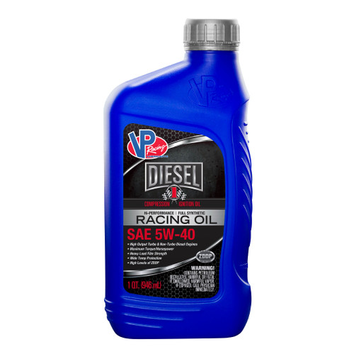 VP Racing Fuels 2695 - CI1 SAE 5W-40 Hi-Performance Engine Oil Qt