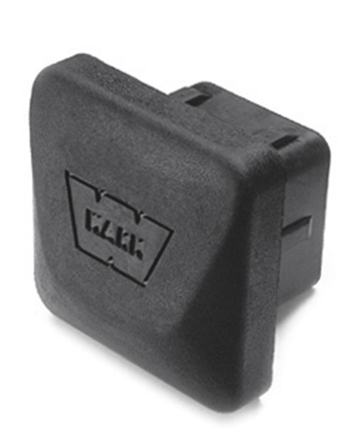 Warn 37509 - Fits 2 Inch Receiver; Square; Black; Rubber