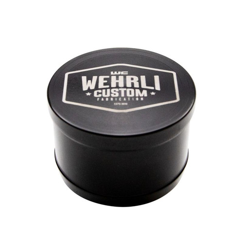 Wehrli WCF100473 - 2017-2024 Chevrolet 6.6L L5P Duramax Intake Resonator Delete Plug - Black Anodized