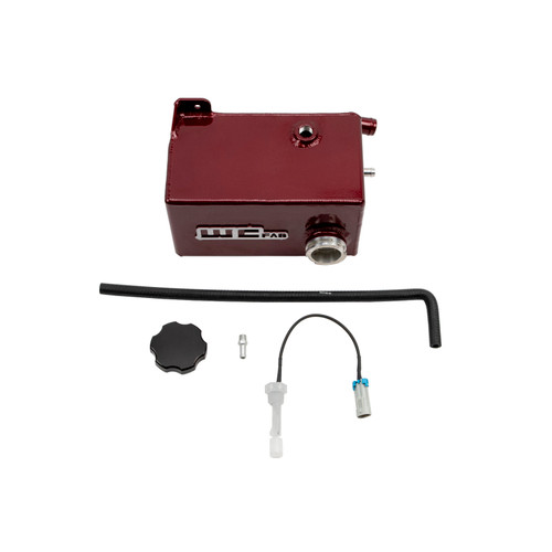 Wehrli WCF100645-CF - 01-07 Chevrolet 6.6L LB7/LLY/LBZ Duramax OEM Placement Coolant Tank Kit - Cherry Frost