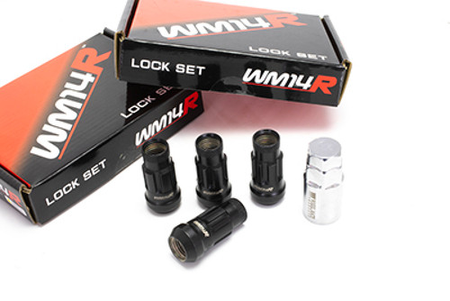 Wheel Mate WM14R02C - WM14R 14x1.50 Wheel Locks Chrome 4 PCS