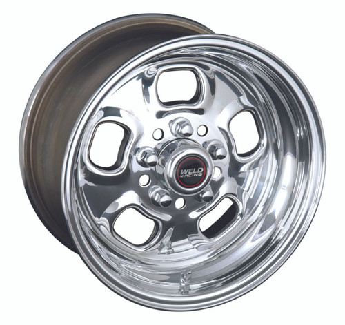 Weld 93-54342 - Rodlite 15x4 / 5x4.5 & 5x4.75 BP / 1.875in. BS Polished Wheel - Non-Beadlock
