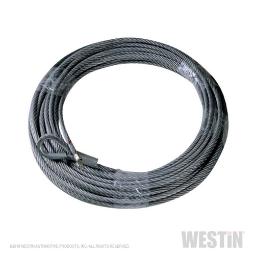 Westin 47-3610 - Steel Rope 21/64in x 94 ft - Silver