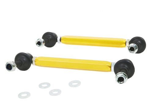 Whiteline KLC140-195 - Universal Swaybar Link Kit-Heavy Duty Adj Steel Ball w/ 10mm Ball/Ball