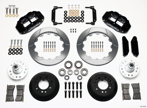 Wilwood 140-10219 - Narrow Superlite 6R Front Hub Kit 12.88in 1968-1969 Mustang Disc Spindle