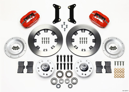 Wilwood 140-12297-R - Forged Dynalite Front Kit 12.19in Red 79-87 GM G Body