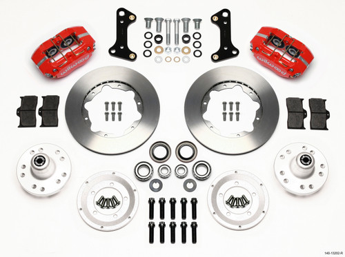 Wilwood 140-13202-R - Dynapro Dust-Boot Front Kit 11.00in Red 67-69 Camaro 64-72 Nova Chevelle