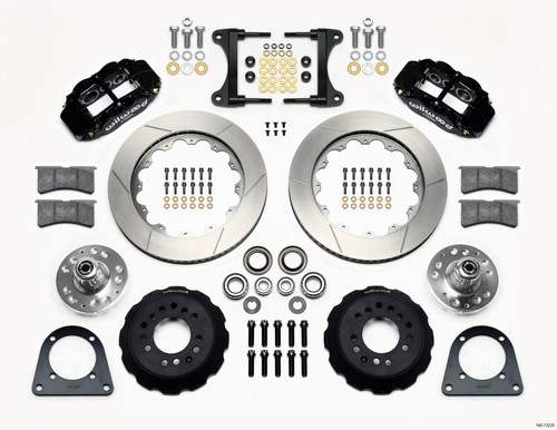Wilwood 140-13225 - Narrow Superlite 6R Front Hub Kit 14.00in TCI-IFS 71-78 (Pinto Based)