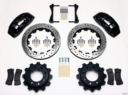 Wilwood 140-9406-D - TC6R Rear Kit 16.00in Drilled 1999-2010 GM Trk 2500 HD 4.84 Cntr