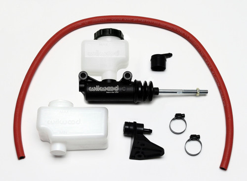Wilwood 260-12386 - Short Remote Side Mount M/C Kit 13/16in Bore