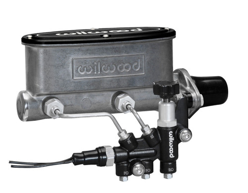 Wilwood 261-13269 - HV Tandem M/C Kit w L/H Bracket & Prop Valve - 1in Bore