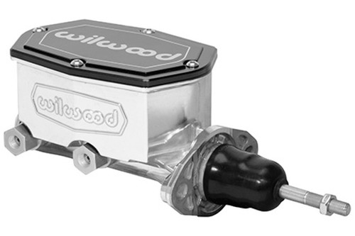 Wilwood 260-16521-P - Corvette C2 Compact Tandem Master Cylinder - 5/16in Bore Ball Burnished