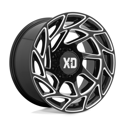 XD Wheels XD86021087318N - Xd860 Onslaught 20X10 Gloss Black Milled