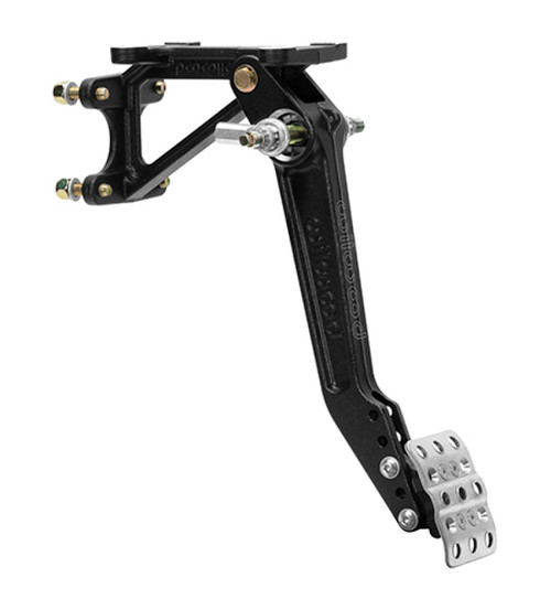 Wilwood 340-16380 - Adjustable Tru-Bar Single Brake Pedal - Swing Mount - 6.25-7:1