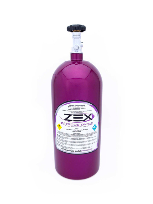 Zex 82323 - Purple 10 lb Race Nitrous Oxide Bottle