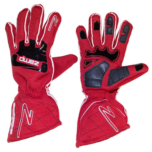 Zamp RG10002M - Gloves ZR-50 Red Medium Multi-Layer SFI 3.3/5