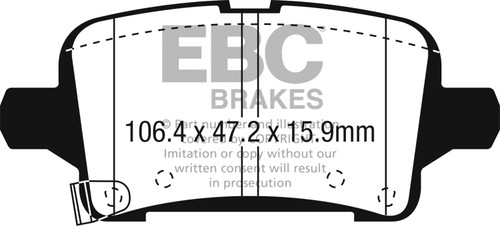 EBC S5KR1690 - S5 Brake Pad and Rotor Kit