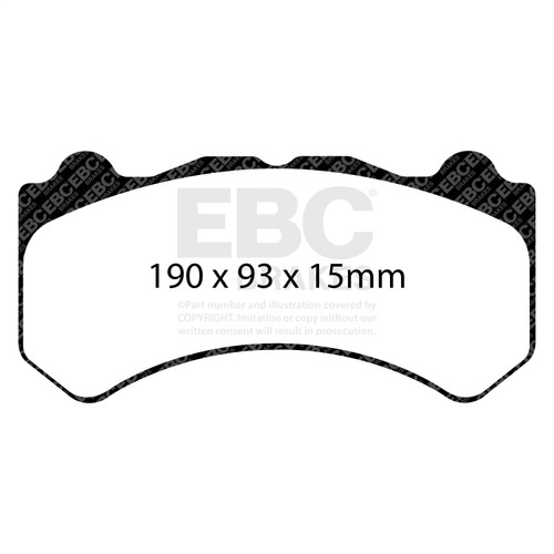 EBC S6KF1242 - S6 Brake Pad and Rotor Kit