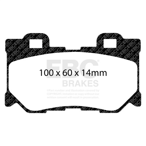 EBC S6KR1094 - S6 Brake Pad and Rotor Kit