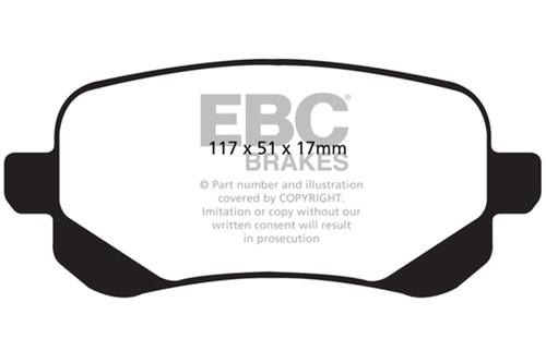 EBC UD1326 - 08-11 Chrysler Town & Country 3.3 Ultimax2 Rear Brake Pads