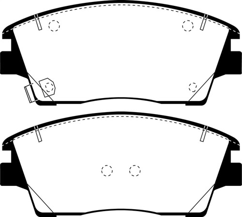 EBC UD1847 - 2016+ Hyundai Tucson Ultimax2 Front Brake Pads