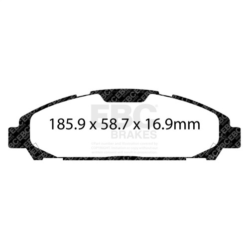 EBC UD1791 - brake Ultimax2 brake Pads