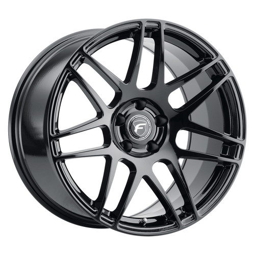 Forgestar F15189544P48 - F14 18x9.5 / 5x112 BP / ET48 / 7.1in BS Gloss Black Wheel