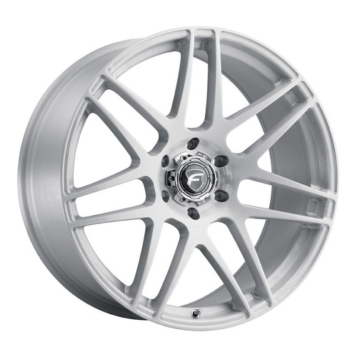 Forgestar F25820084P30 - X14 22x10 / 6x139.7 BP / ET30 / 6.7in BS Gloss Brushed Silver Wheel