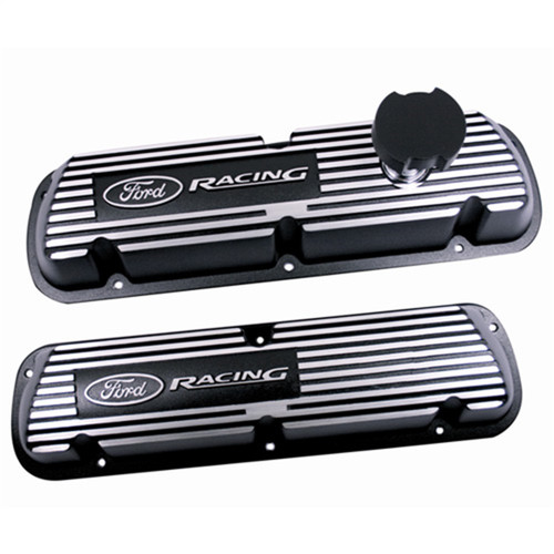 Ford Racing M-6000-J302R - Black Satin Valve Covers Racing EFI