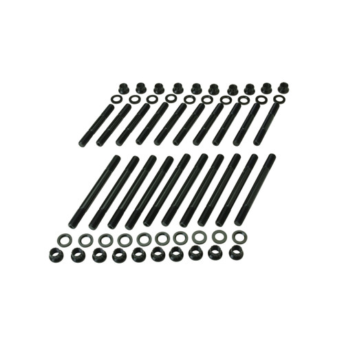 Ford Racing M-6014-BOSS - Cylinder Head Stud Kit - 12 Point Nuts - Chromoly - Black Oxide - Small Block Ford - Kit